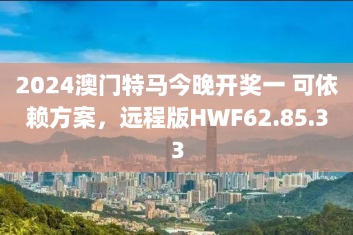 2024澳门特马今晚开奖一 可依赖方案，远程版HWF62.85.33