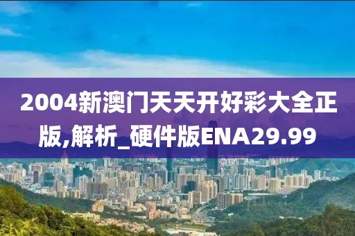 2004新澳门天天开好彩大全正版,解析_硬件版ENA29.99