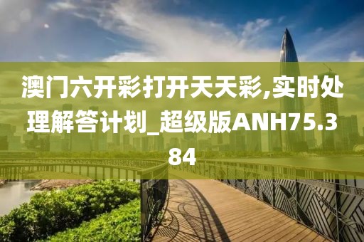澳门六开彩打开天天彩,实时处理解答计划_超级版ANH75.384