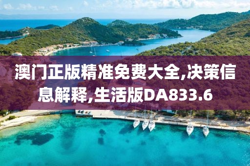 澳门正版精准免费大全,决策信息解释,生活版DA833.6