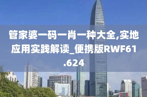 管家婆一码一肖一种大全,实地应用实践解读_便携版RWF61.624