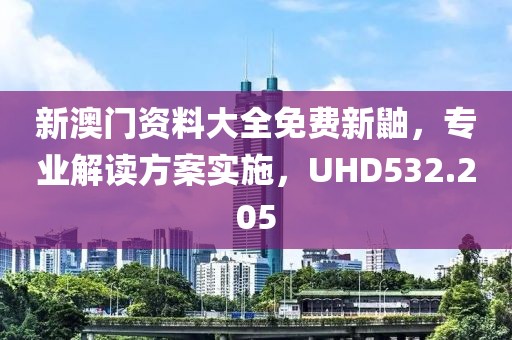 新澳门资料大全免费新鼬，专业解读方案实施，UHD532.205