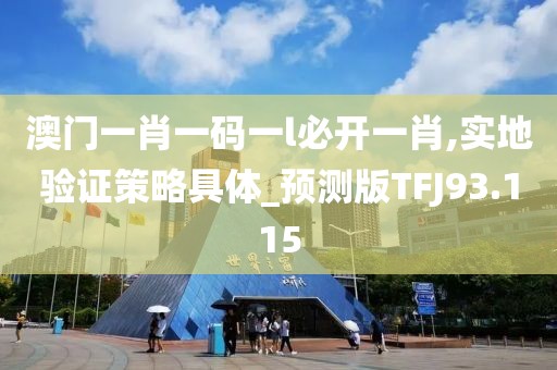 澳门一肖一码一l必开一肖,实地验证策略具体_预测版TFJ93.115