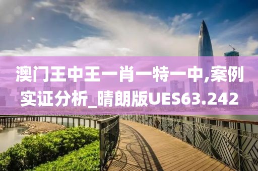 澳门王中王一肖一特一中,案例实证分析_晴朗版UES63.242