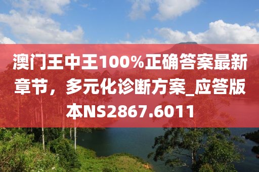 澳门王中王100%正确答案最新章节，多元化诊断方案_应答版本NS2867.6011