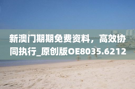 新澳门期期免费资料，高效协同执行_原创版OE8035.6212