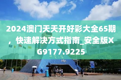 2024澳门天天开好彩大全65期，快速解决方式指南_安全版XG9177.9225