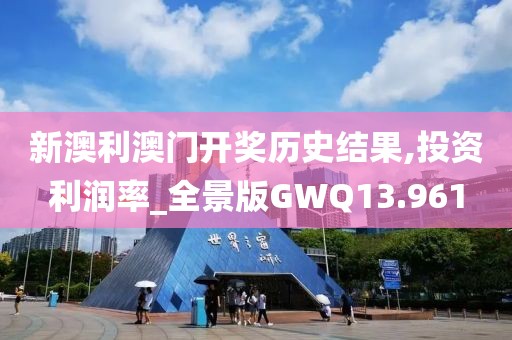 新澳利澳门开奖历史结果,投资利润率_全景版GWQ13.961